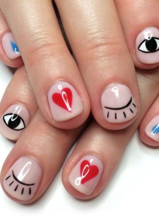 easy nail art designs for teenagers