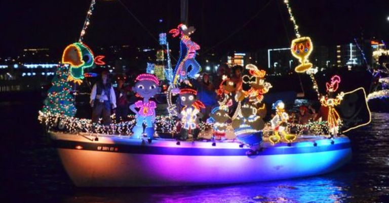 Watch a Christmas Boat Parade